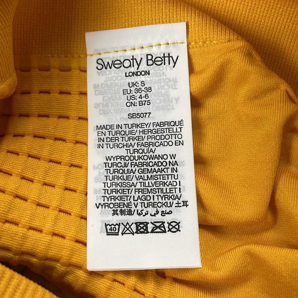 NWT Sweaty Betty Stamina Longline Workout Sports Bra - Picture 4 of 6